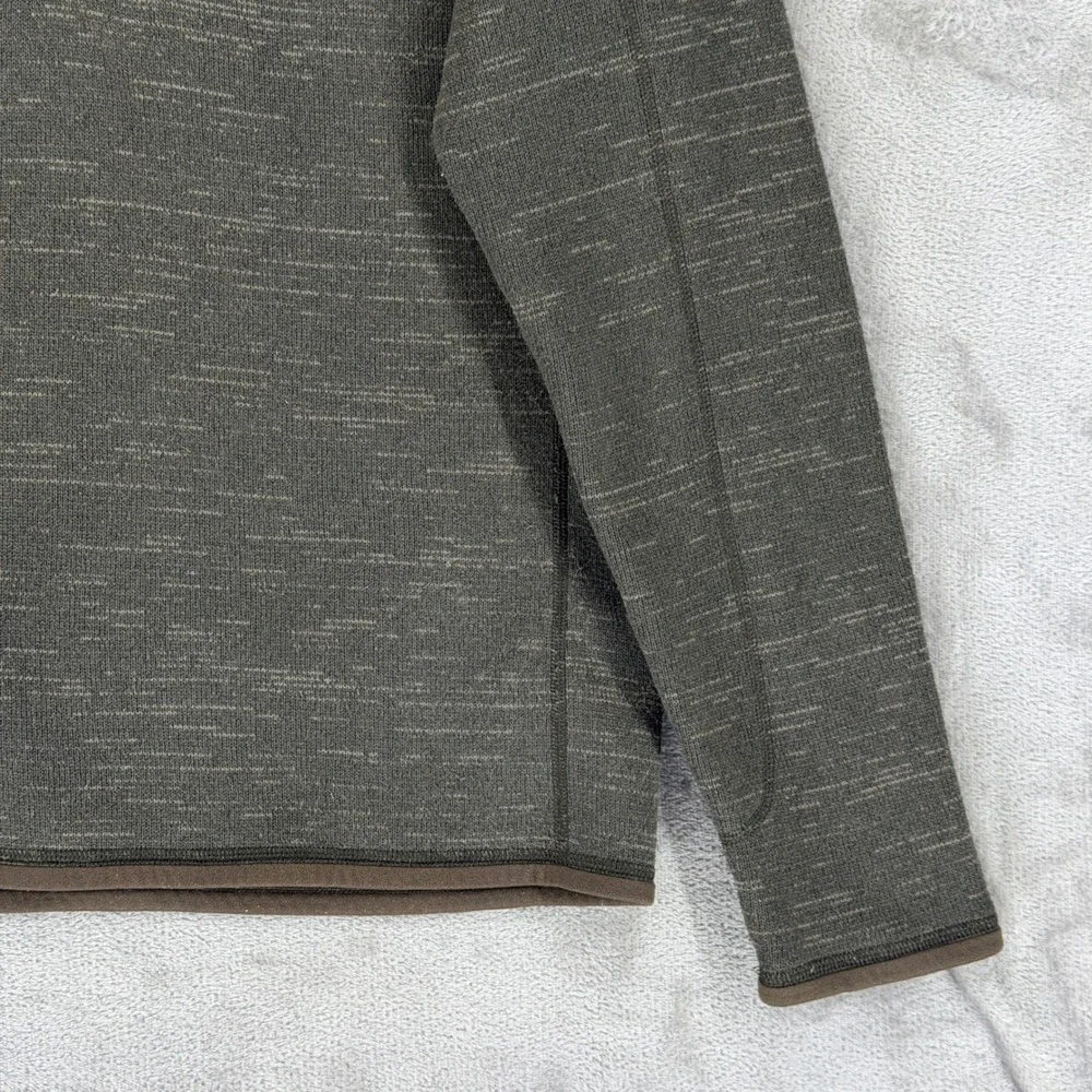 Patagonia Better Sweater Mens Small 1/4 Zip Fleece Pullover Green‎ 25522 FA15